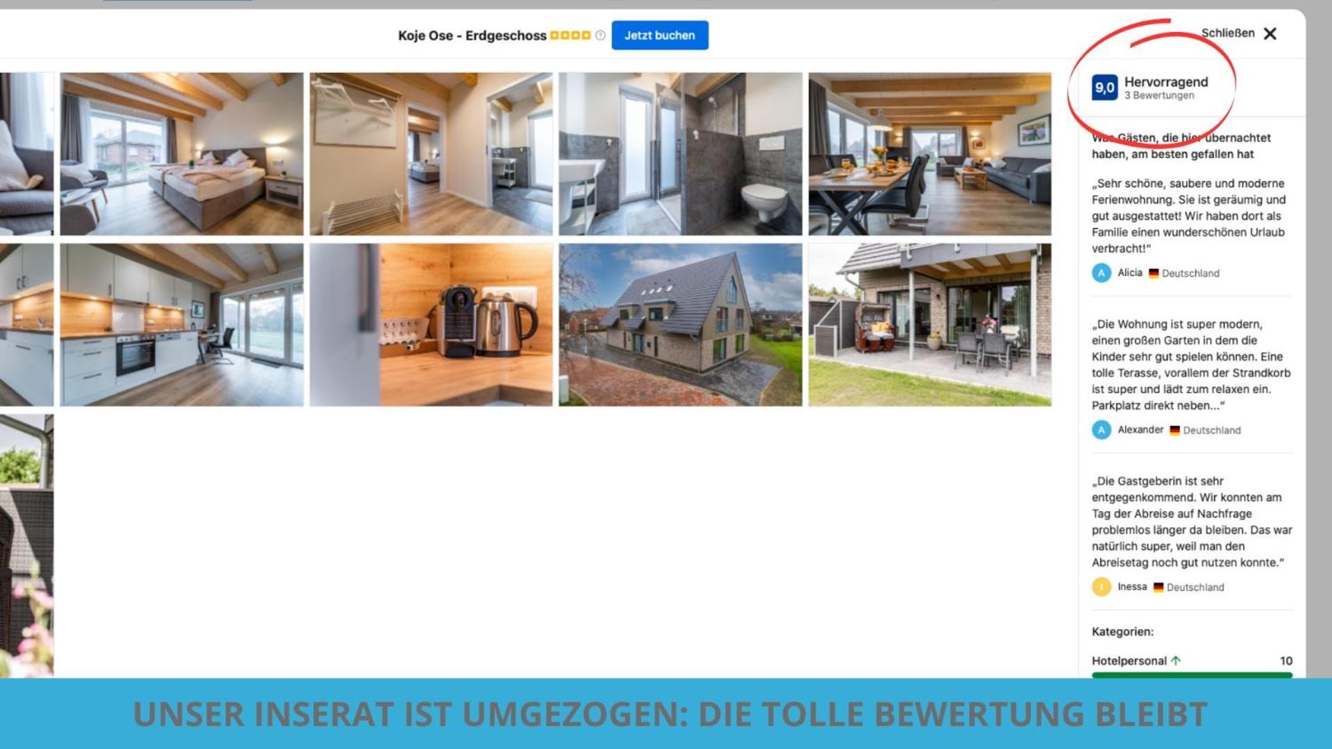 Kuestenkojen Mit 4 Ferienwohnungen Fuer 1 Bis 8 Pers Mit Diversen Schlafzimmern, Garten Oder Balkon 부숨 외부 사진