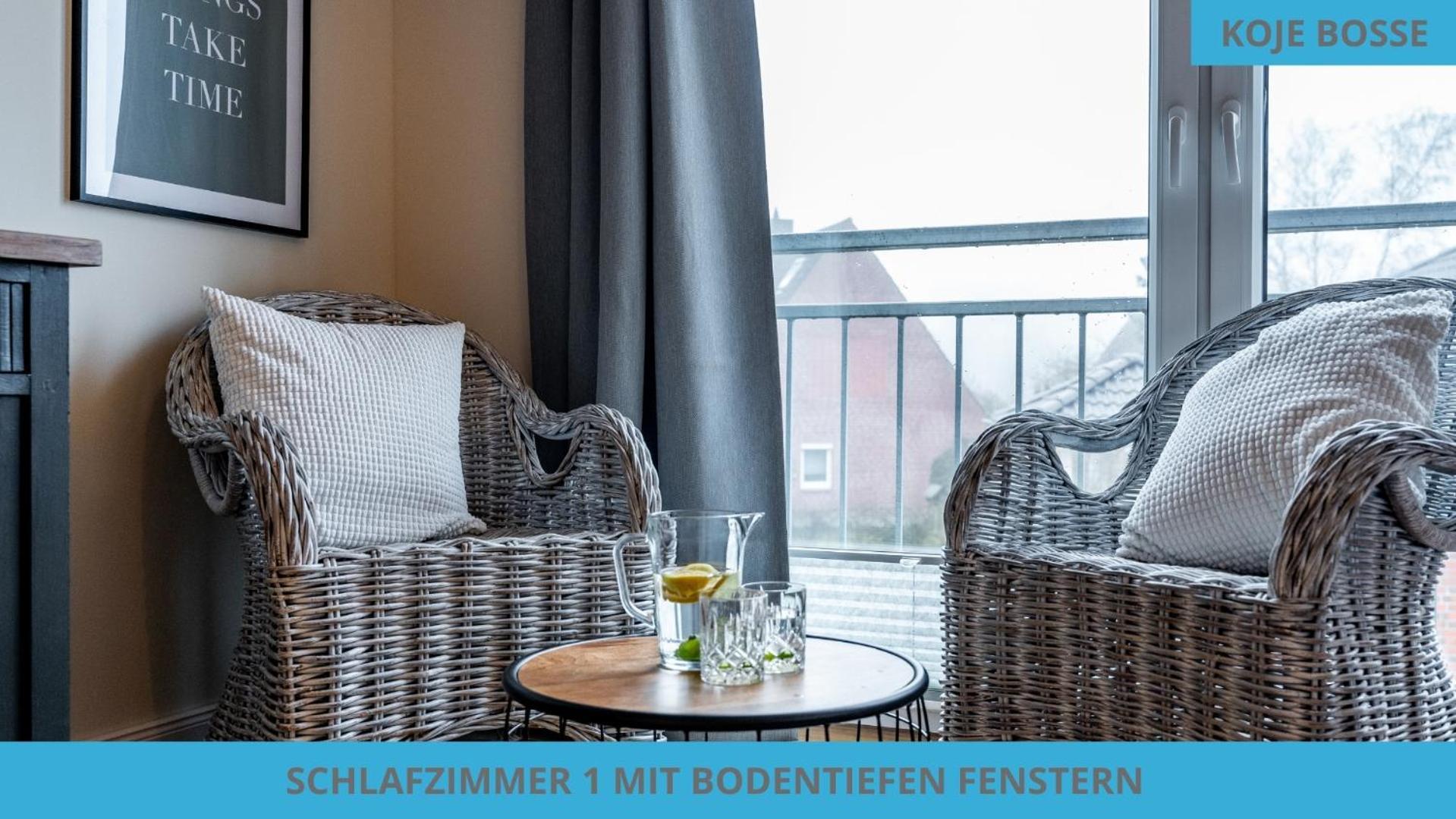 Kuestenkojen Mit 4 Ferienwohnungen Fuer 1 Bis 8 Pers Mit Diversen Schlafzimmern, Garten Oder Balkon 부숨 외부 사진