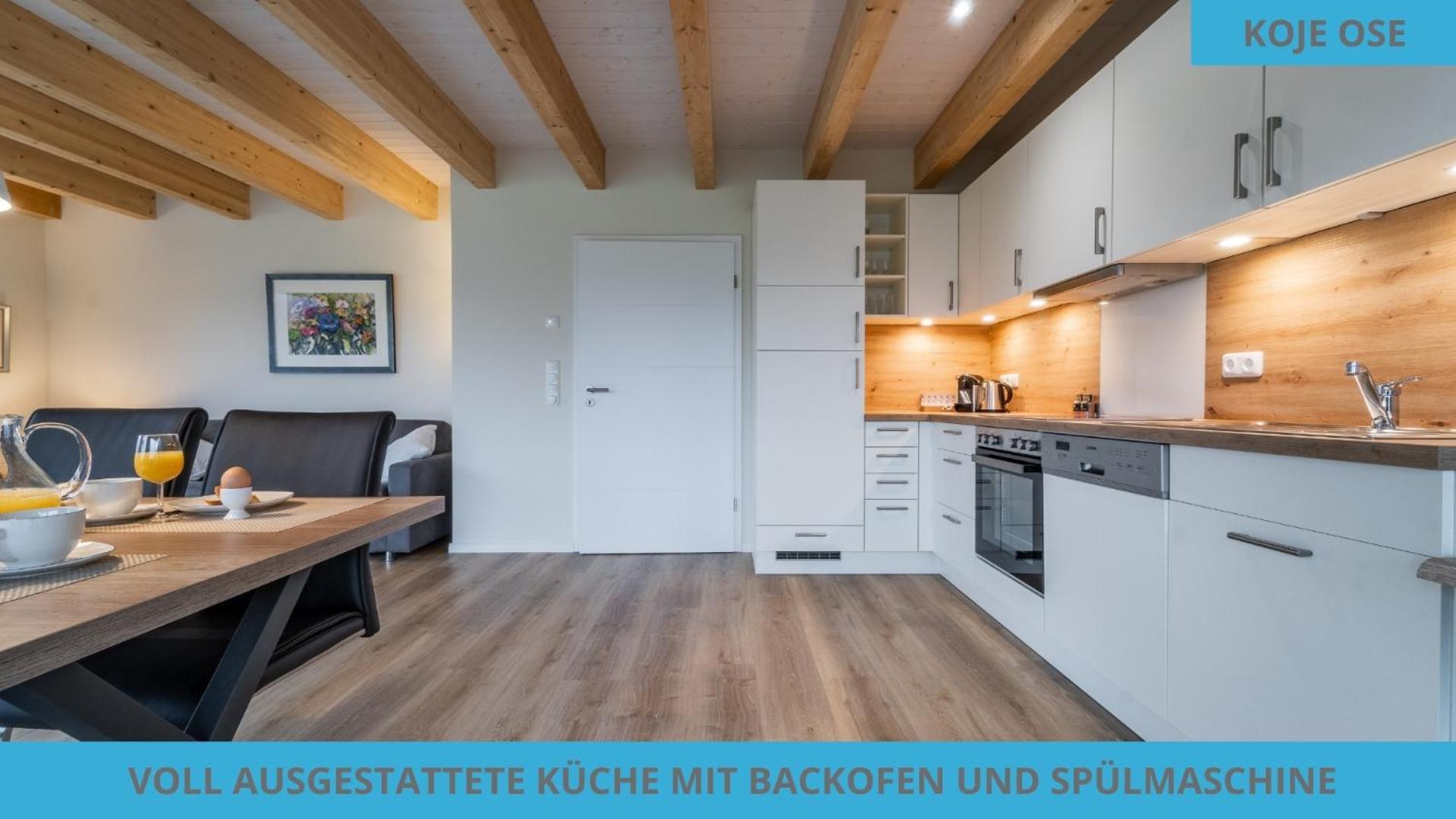 Kuestenkojen Mit 4 Ferienwohnungen Fuer 1 Bis 8 Pers Mit Diversen Schlafzimmern, Garten Oder Balkon 부숨 외부 사진