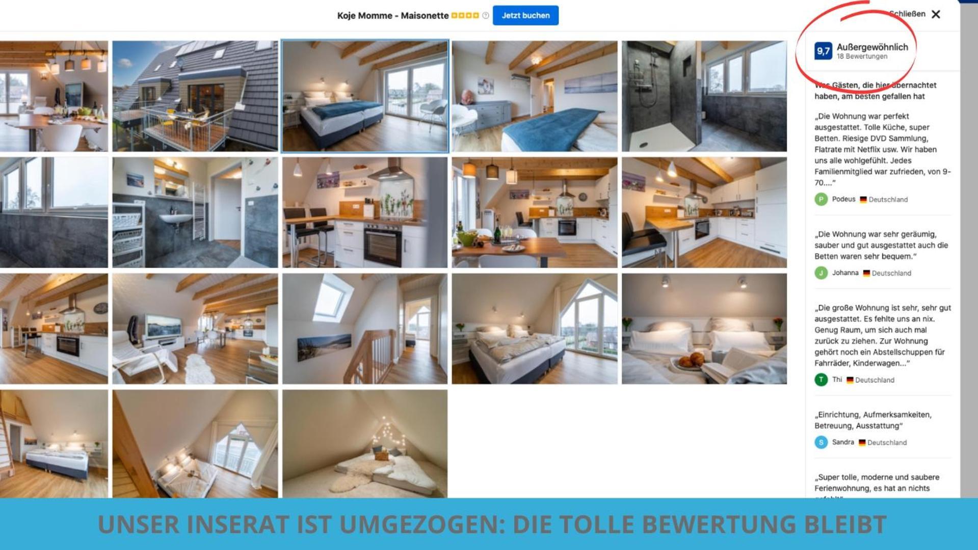 Kuestenkojen Mit 4 Ferienwohnungen Fuer 1 Bis 8 Pers Mit Diversen Schlafzimmern, Garten Oder Balkon 부숨 외부 사진