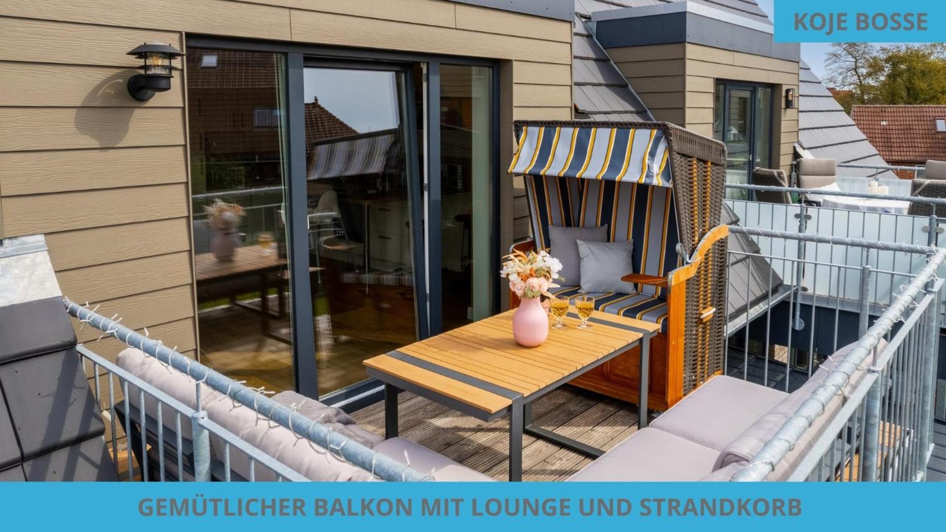 Kuestenkojen Mit 4 Ferienwohnungen Fuer 1 Bis 8 Pers Mit Diversen Schlafzimmern, Garten Oder Balkon 부숨 외부 사진