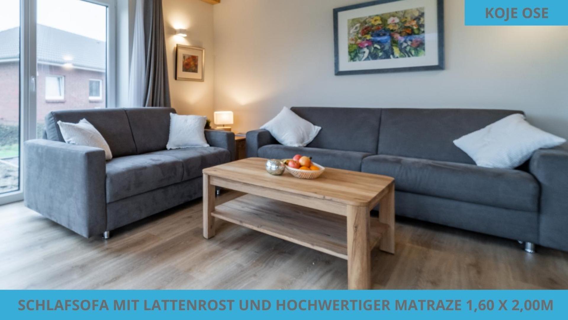 Kuestenkojen Mit 4 Ferienwohnungen Fuer 1 Bis 8 Pers Mit Diversen Schlafzimmern, Garten Oder Balkon 부숨 외부 사진