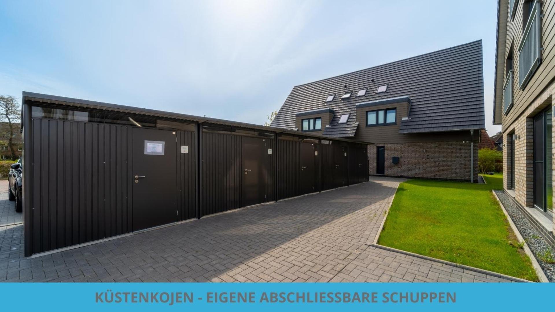 Kuestenkojen Mit 4 Ferienwohnungen Fuer 1 Bis 8 Pers Mit Diversen Schlafzimmern, Garten Oder Balkon 부숨 외부 사진